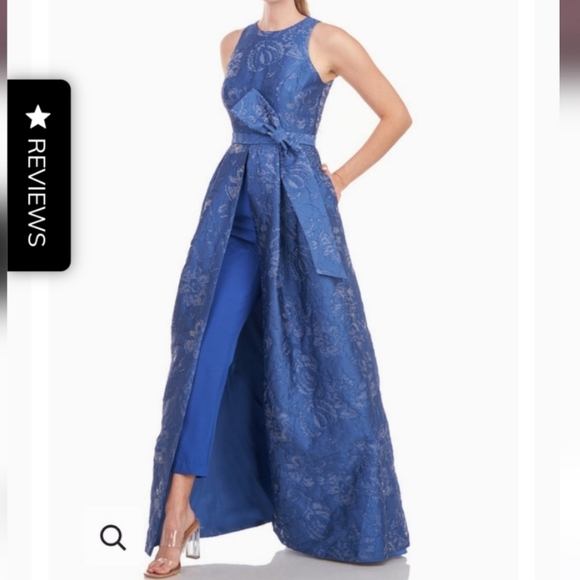 Kay Unger Pants - Kay Unger  Adelaide Walk Thru Jumpsuit